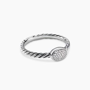 David Yurman cable collective Oval Stack Ring, size 7
